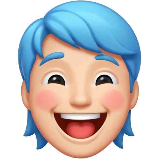 Laughing person emoji