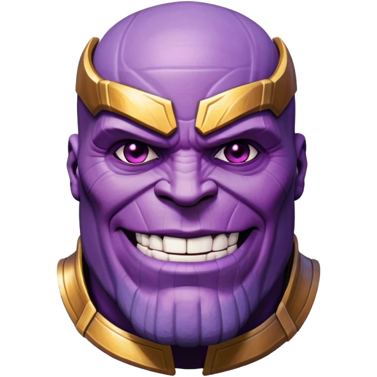 thanos smiling emoji
