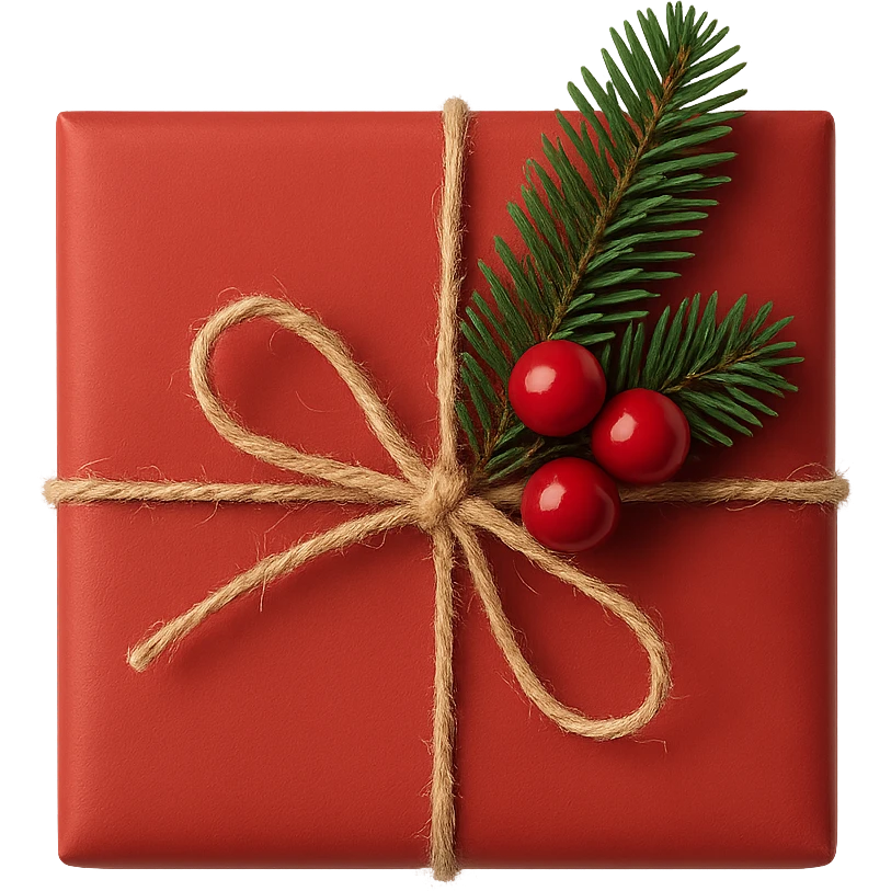 Christmas gift , remove background emoji