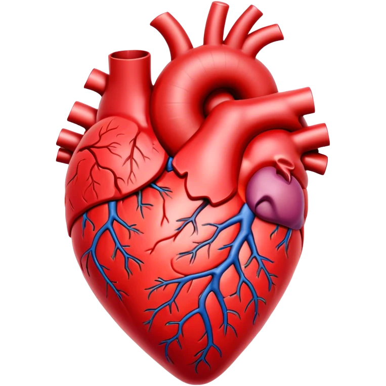 Anatomical heart emoji