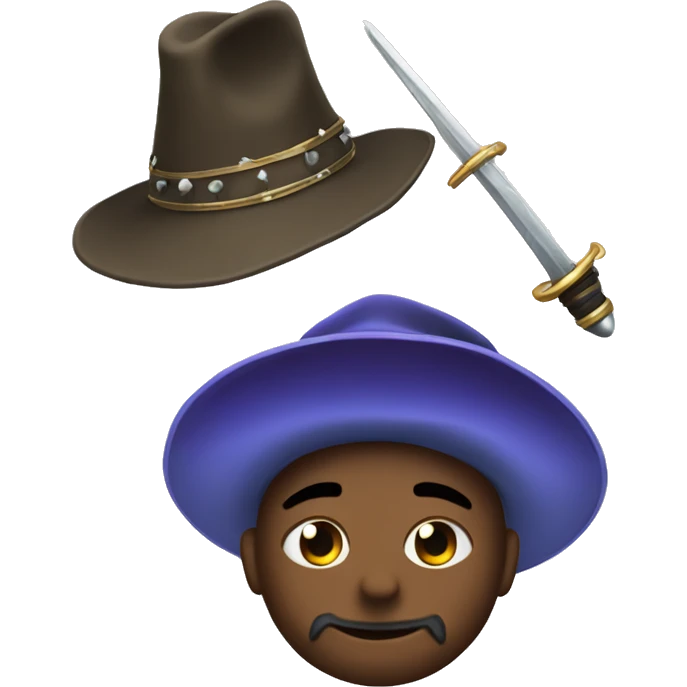  Music swords magic hat  dj emoji