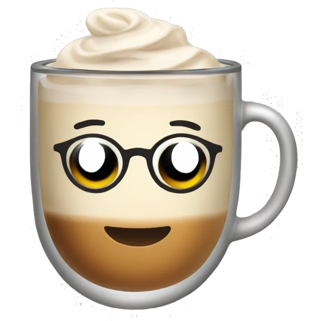 Ice Spanish latte  emoji