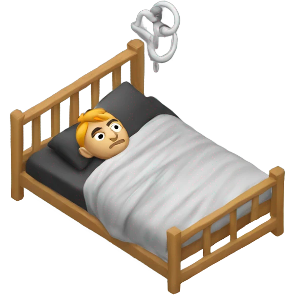 Prisoner on top bed emoji