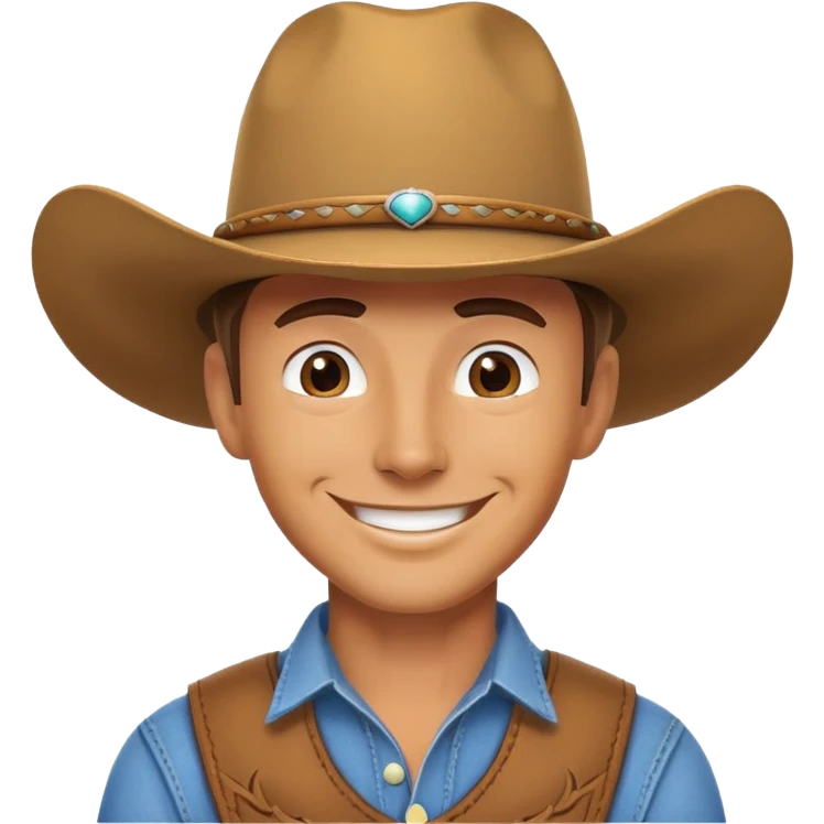 Gay cowboy emoji