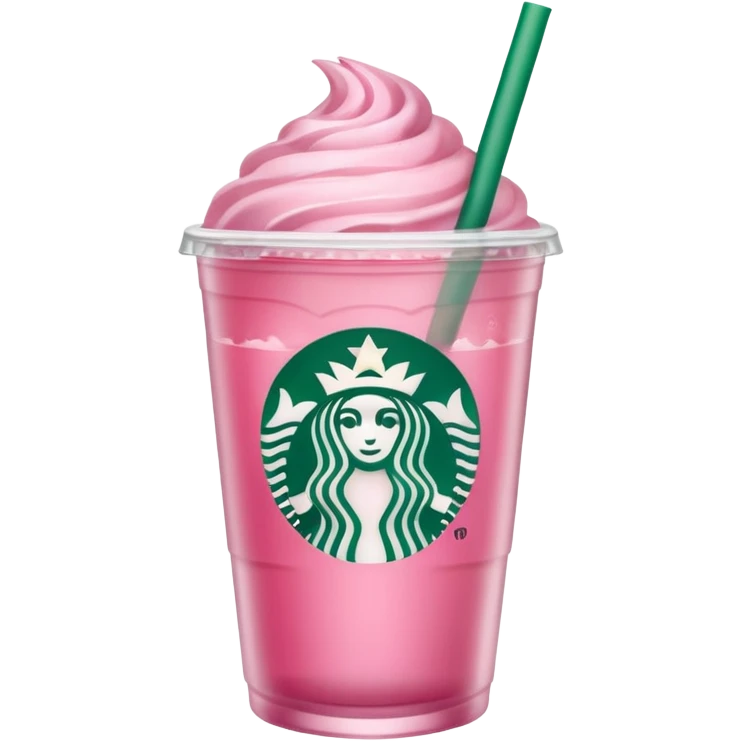 starbucks pink drink emoji