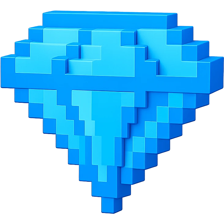 blue diamond emoji