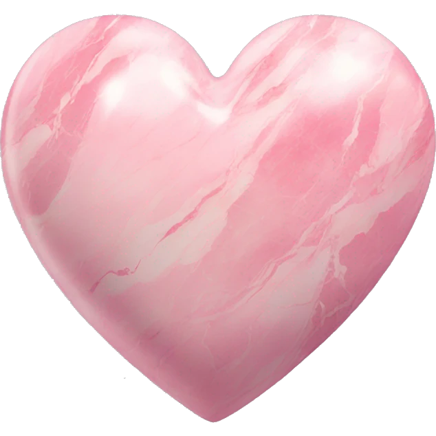 Pink Marble Heart emoji