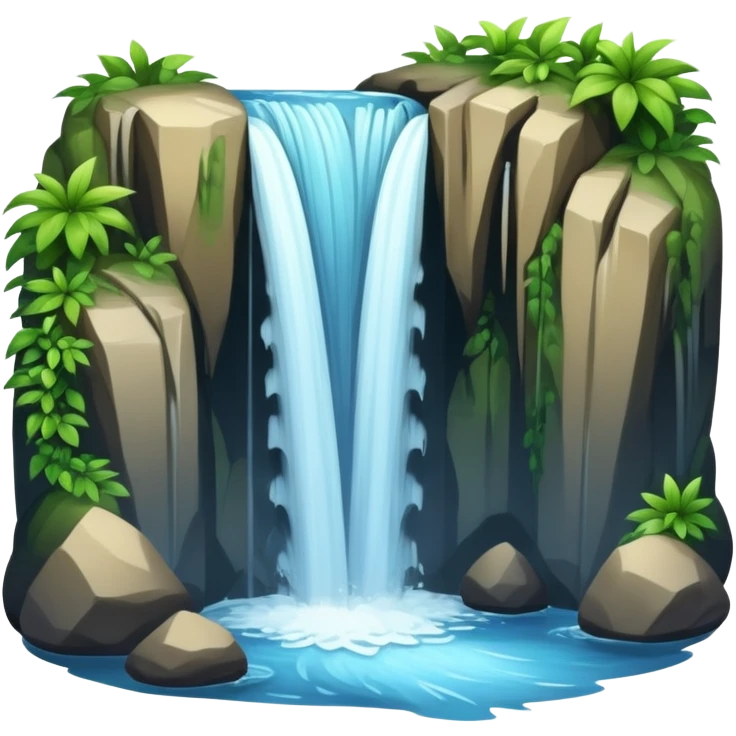 Waterfall  emoji
