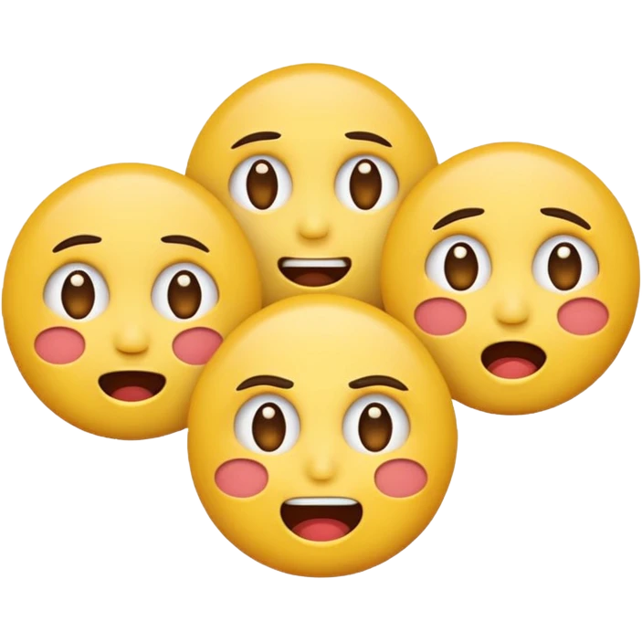 😏+😳+😠+🥺 emoji
