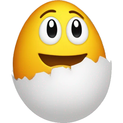 Egg in a car emoji