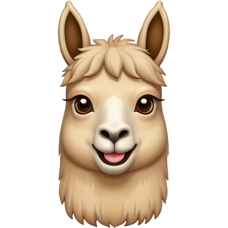 Ein Lama, was Tränen lacht emoji