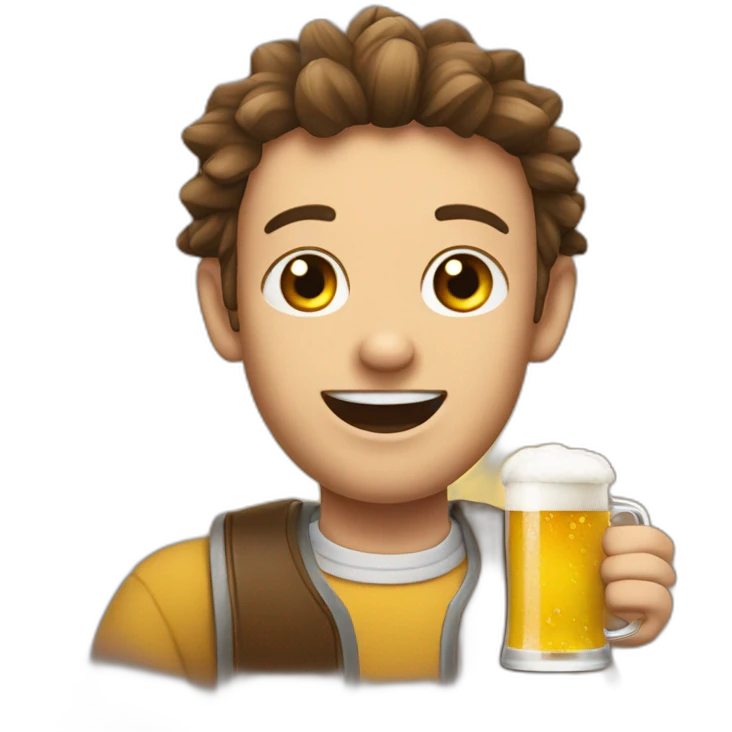 choubaka with bier emoji