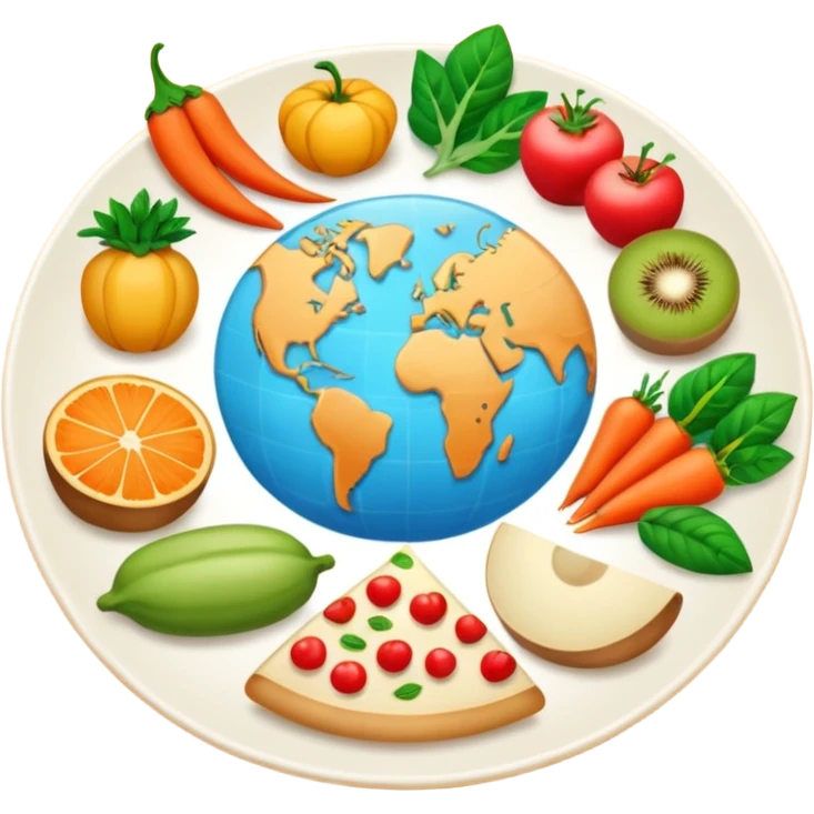 веганское меню emoji
