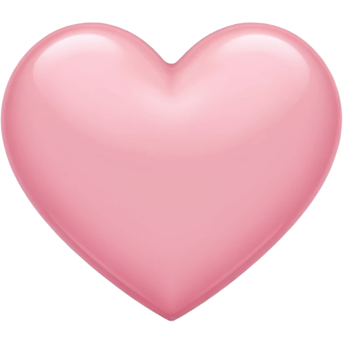 light pink heart emoji