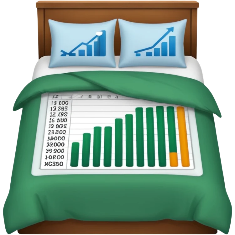 duvet with excel spreadsheet emoji
