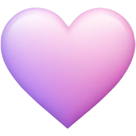 Pastel purple pink heart  emoji