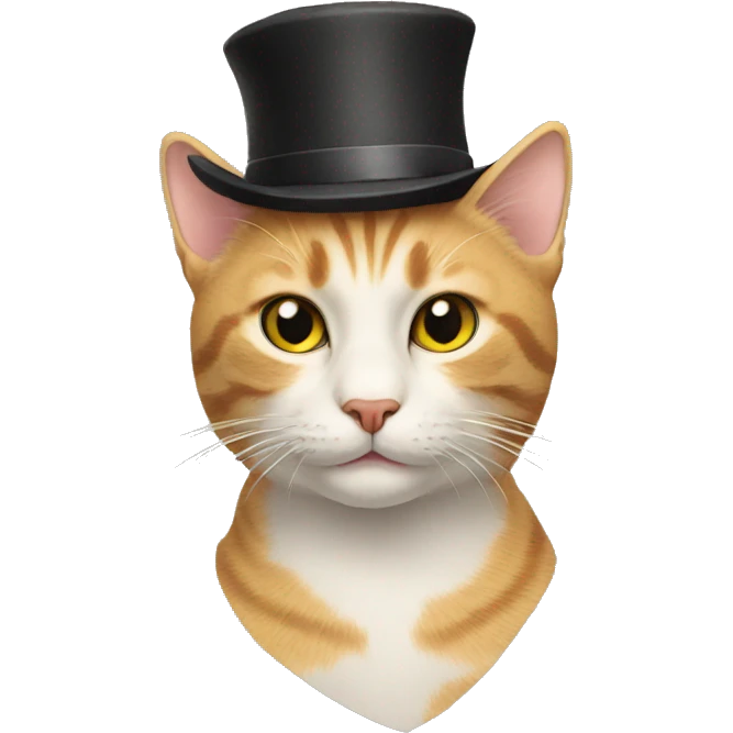 cat with a hat emoji