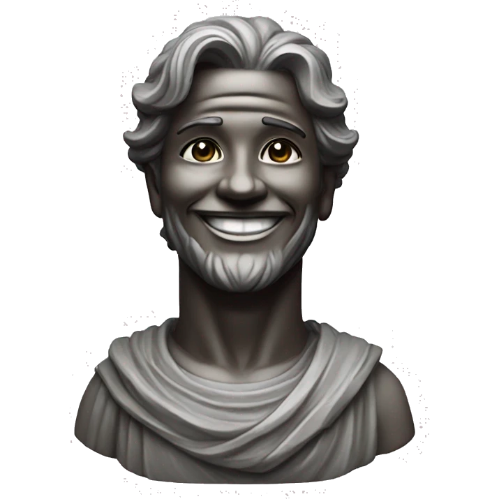 Statue of god smile (solo levelling) emoji