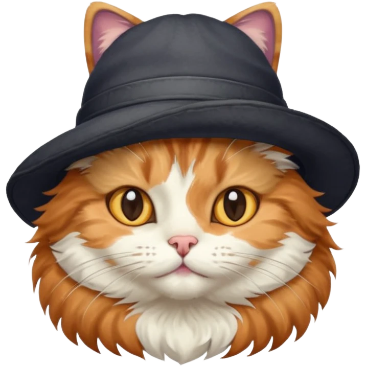 Cat with hat emoji