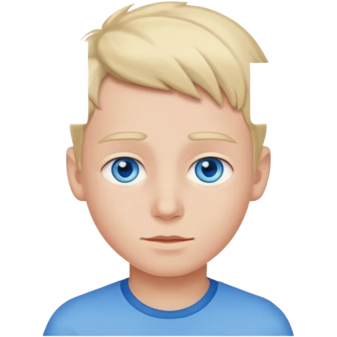 Boy with blue eyes  emoji