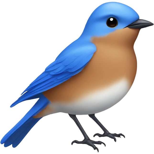 Bluebird emoji