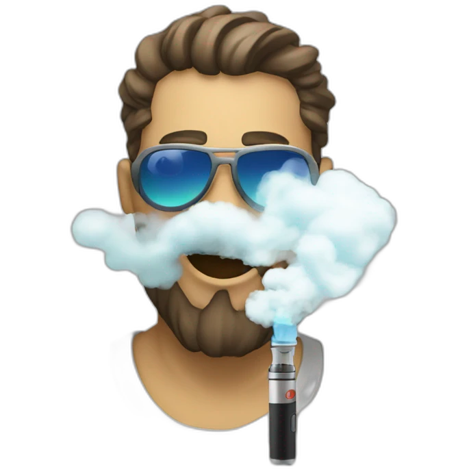cool vape emoji