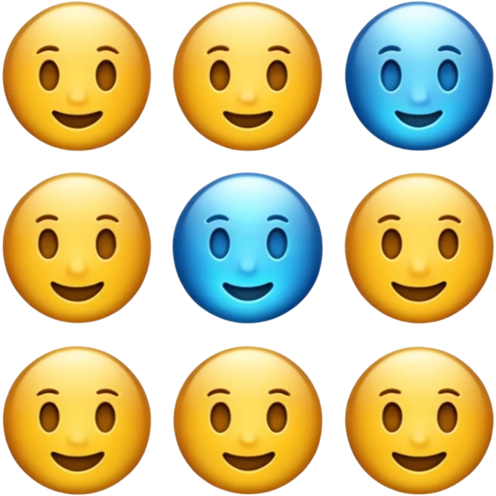brillant glossy emoji