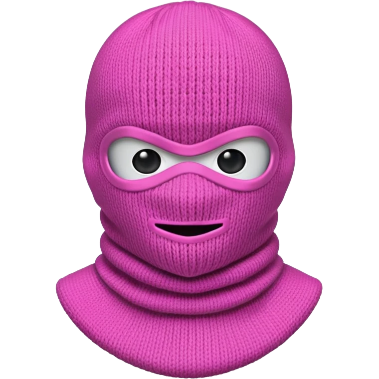 Pink Balaclava emoji