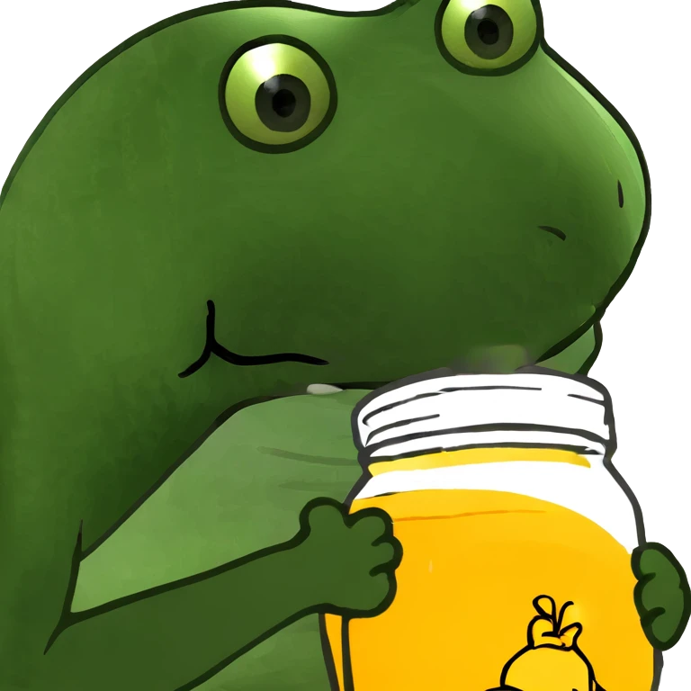 Hand in honey jar emoji