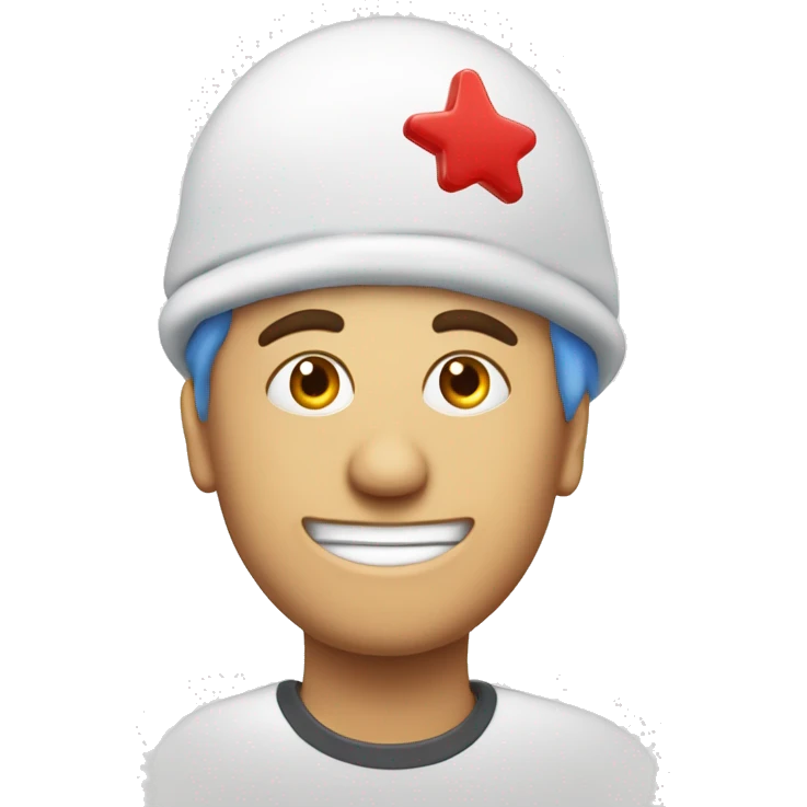 bonhomme avec un pouce en l'air, on voit un bout de son cerveau avec dessus de capteurs d'EEG emoji