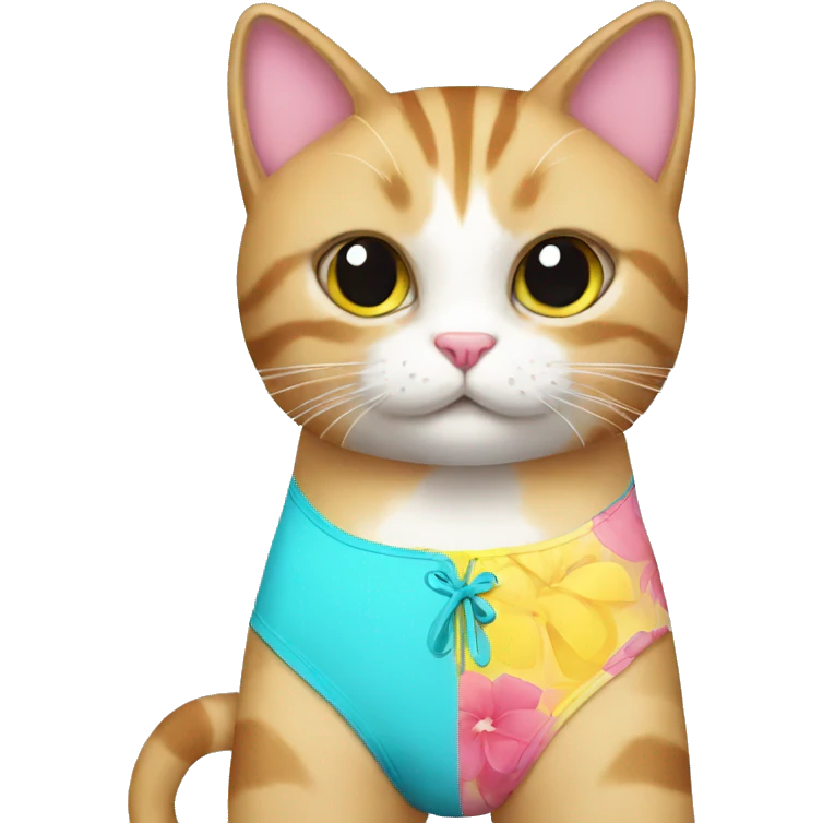 cat in a swimsuit emoji