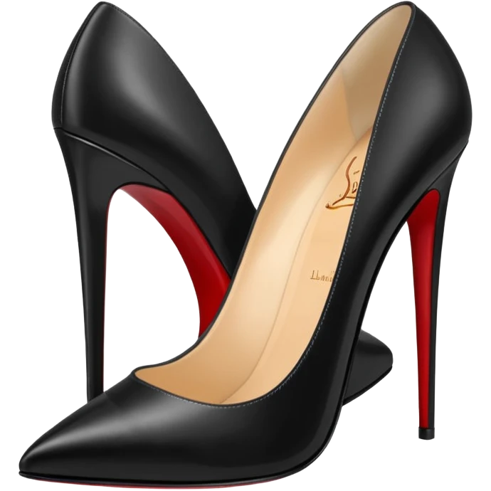 louboutin heels black emoji