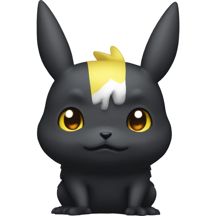 Dark pikachu emoji