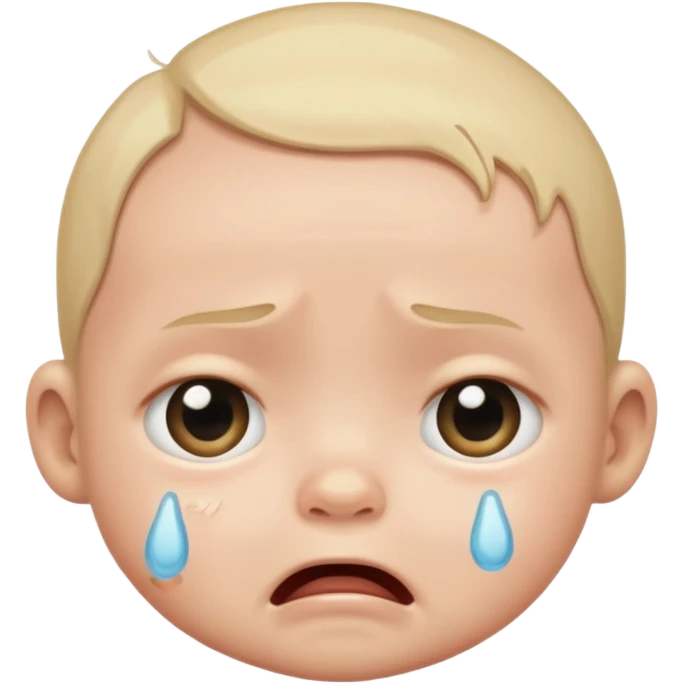 Baby high on crack cocaine emoji