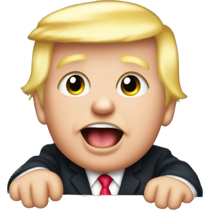 Baby Trump in playpen emoji