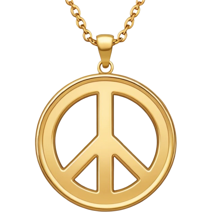 peace necklace emoji