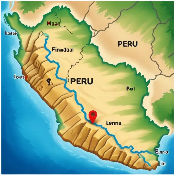 Map of Peru emoji