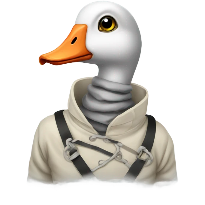 Straitjacket goose emoji