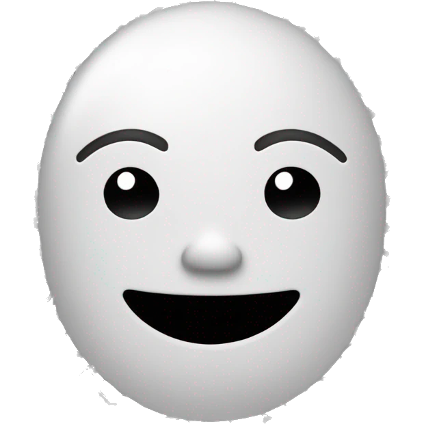 Un diseño minimalista en blanco y negro de un óvalo estilizado, rodeado por un trazo curvo, con la palabra 'Ganadores' en la parte inferior emoji