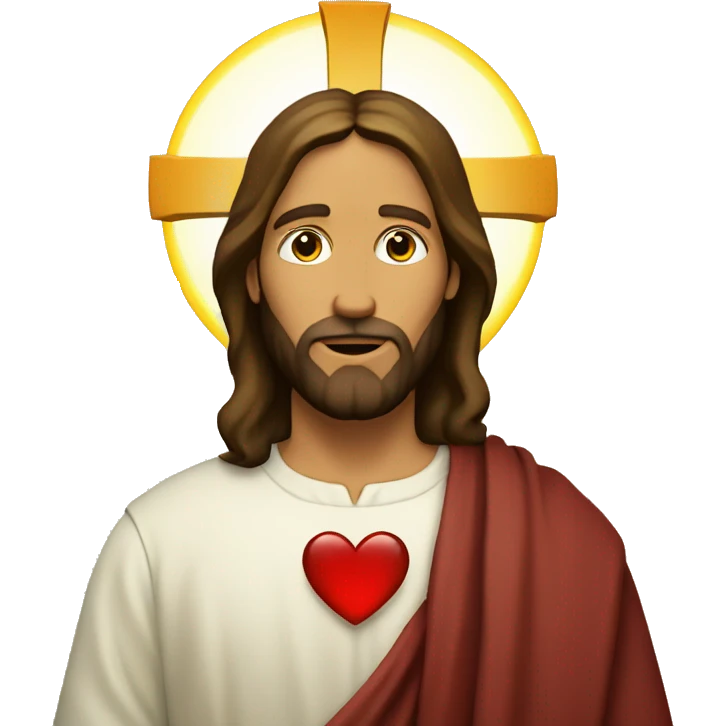 Jesus And heart emoji