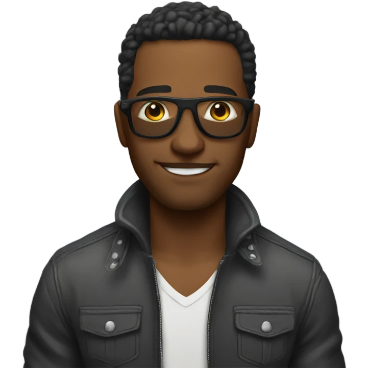 Cool man emoji