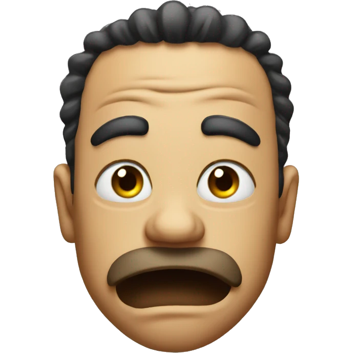A stank face emoji
