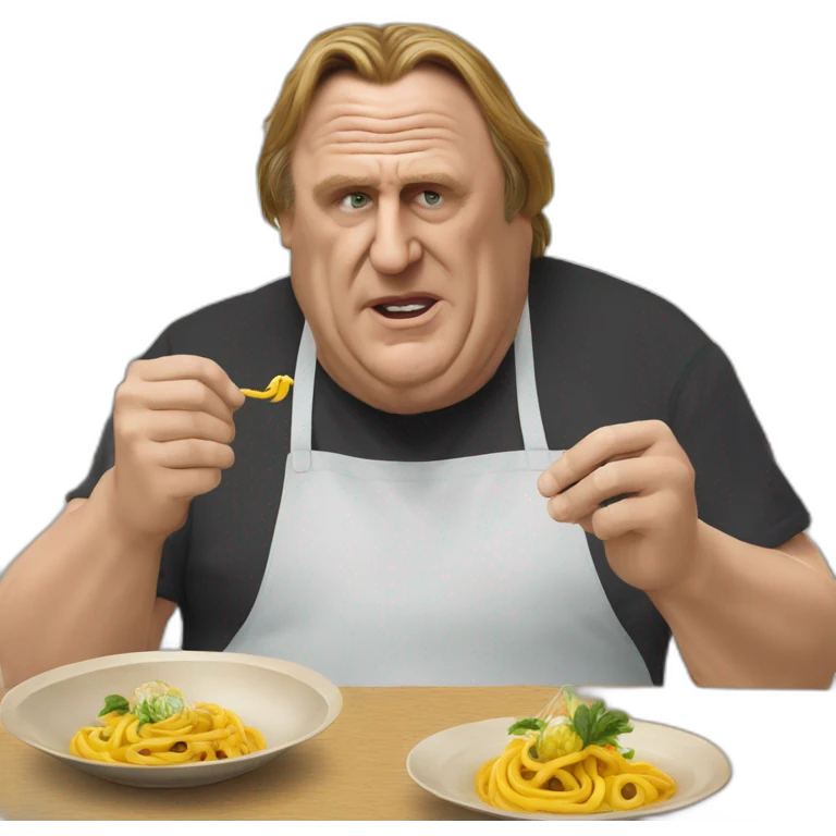depardieu qui mange une meduse emoji