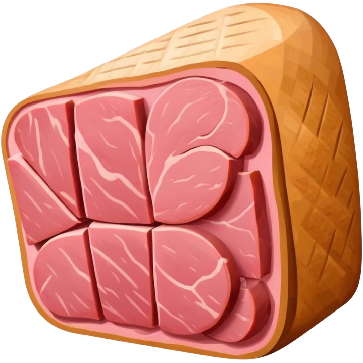 picasso abstract art SPAM MEAT painting emoji