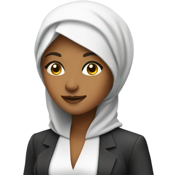 muslim business women with money emoji