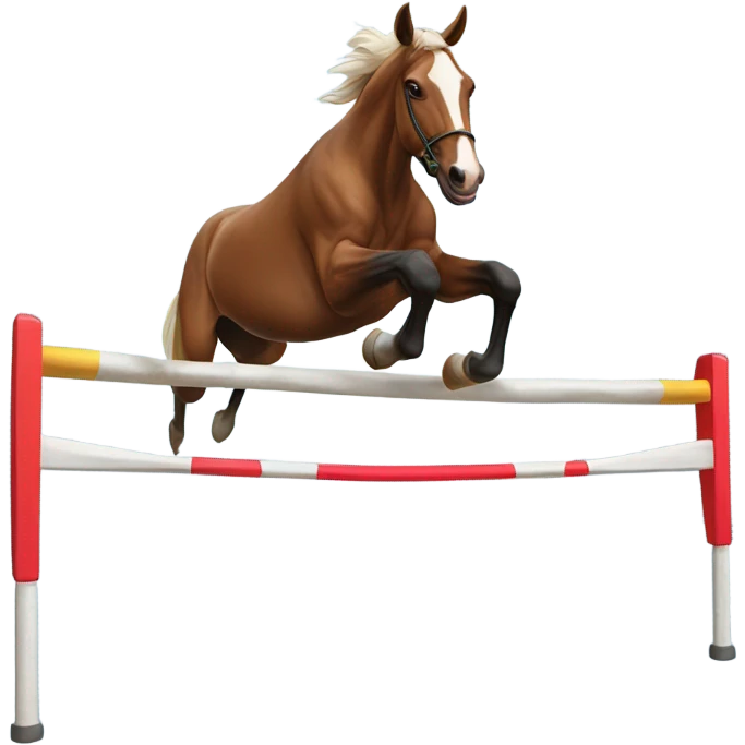 horse jumping  emoji