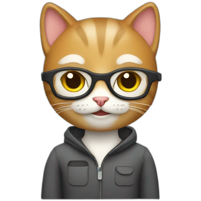 cat programmer emoji