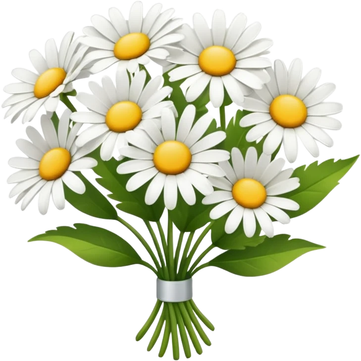 bouquet of daisies emoji