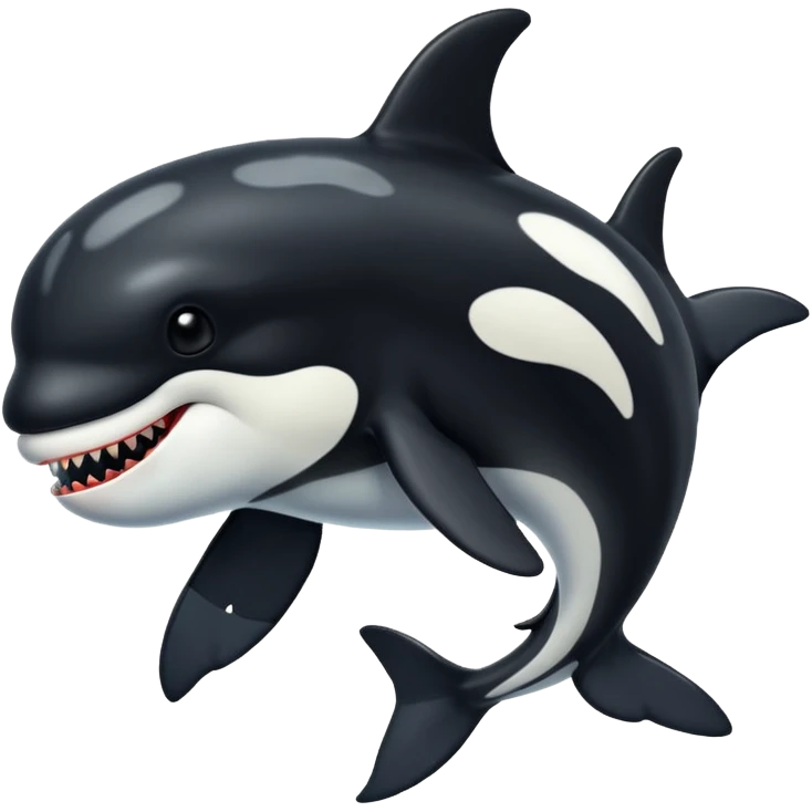 orca as a zombie emoji