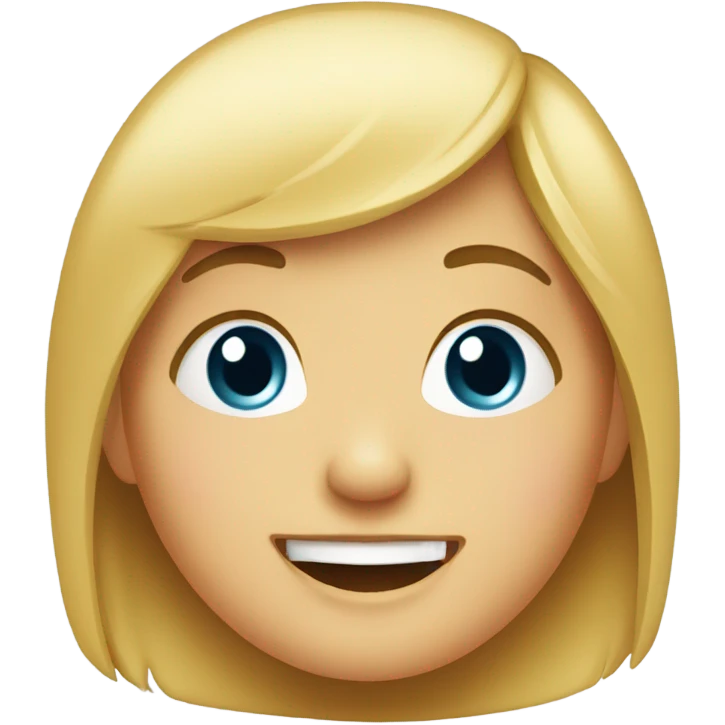 Girl laughing and crying emoji